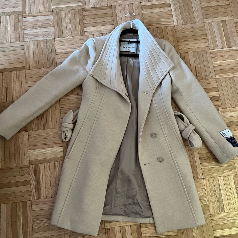 The Connor Coat from Aritzia in Beige